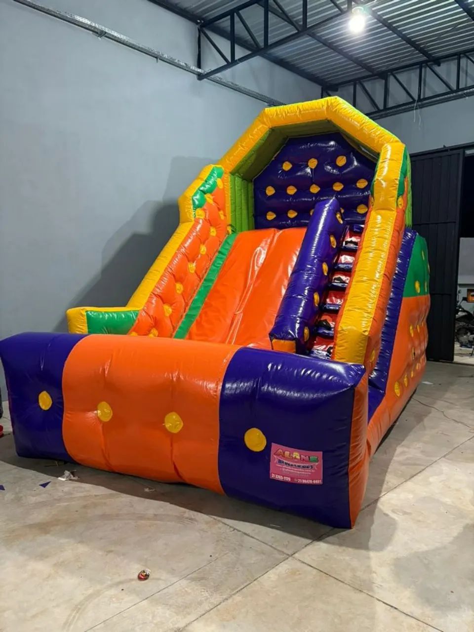 TOBOGÃ A PRONTA  5 METROS COM MOTOR