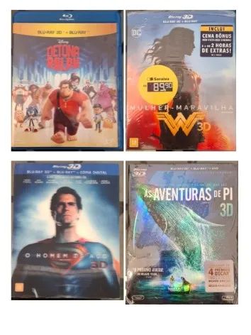  Coleção 12 Filmes em Blu-ray 3D - Raros e Originais! Pacote por R$400 - Foto 2