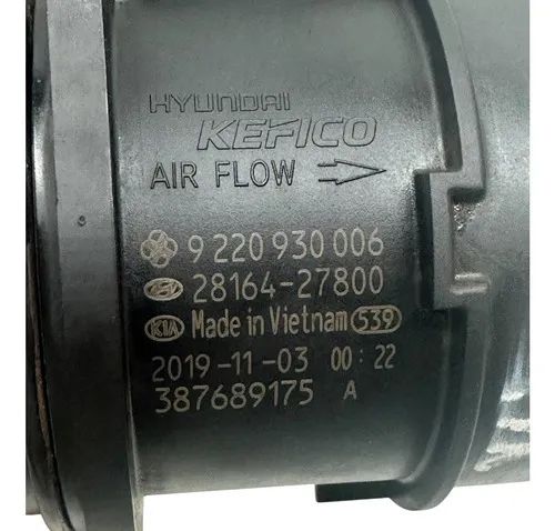 Sensor Maf Fluxo De Ar Hyundai Hr Bongo 2.5 16v 2012 2022 - Foto 5
