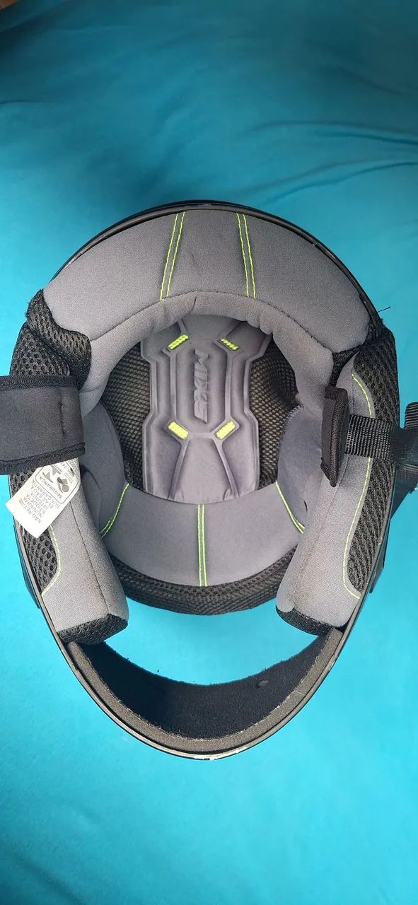 Capacete Fechado Para Moto Mixs Mx2 Storm Pro Tork tamanho 58 - Foto 3