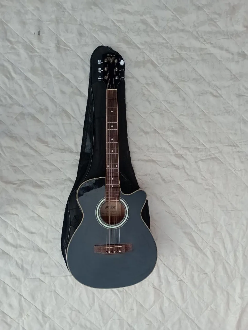 Violão PHX Preto + Capa - Ótimo estado!