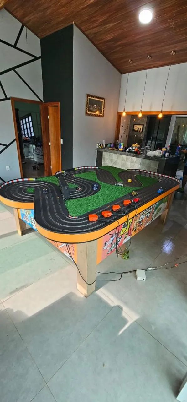 Autorama profissional com pista em madeira - Foto 2