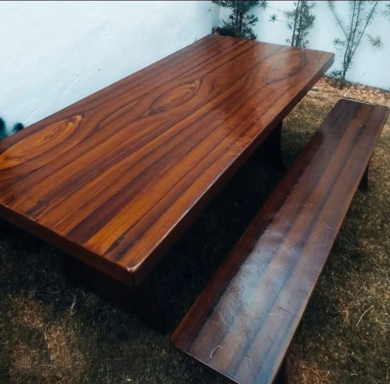 Mesa pedra de ardósia pintada  - Foto 2