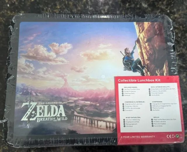 Lancheira Zelda Breath Of The Wild Metal Com Kit Para Nintendo Switch Lacrada Powera  - Foto 4