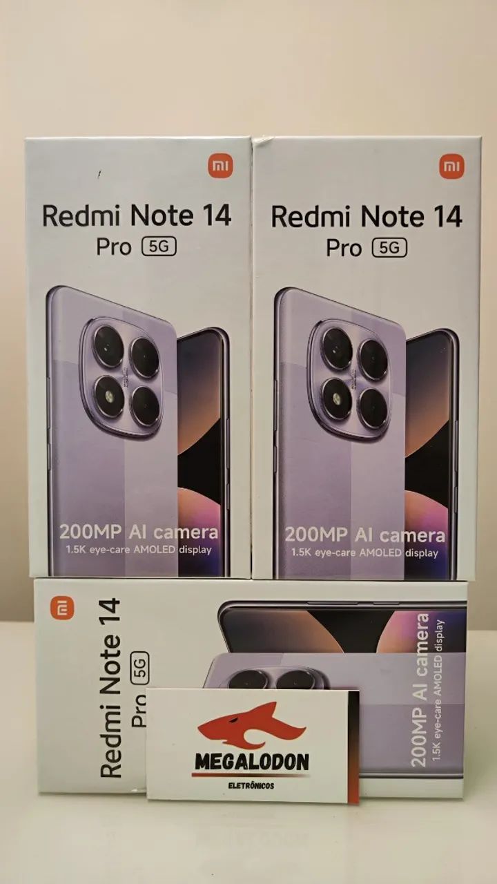 Xiaomi Redmi Note 14 Pro 5G-256GB/8GB , NOvo(lacrado), NF e garantia + Brindes,entregamos - Foto 2