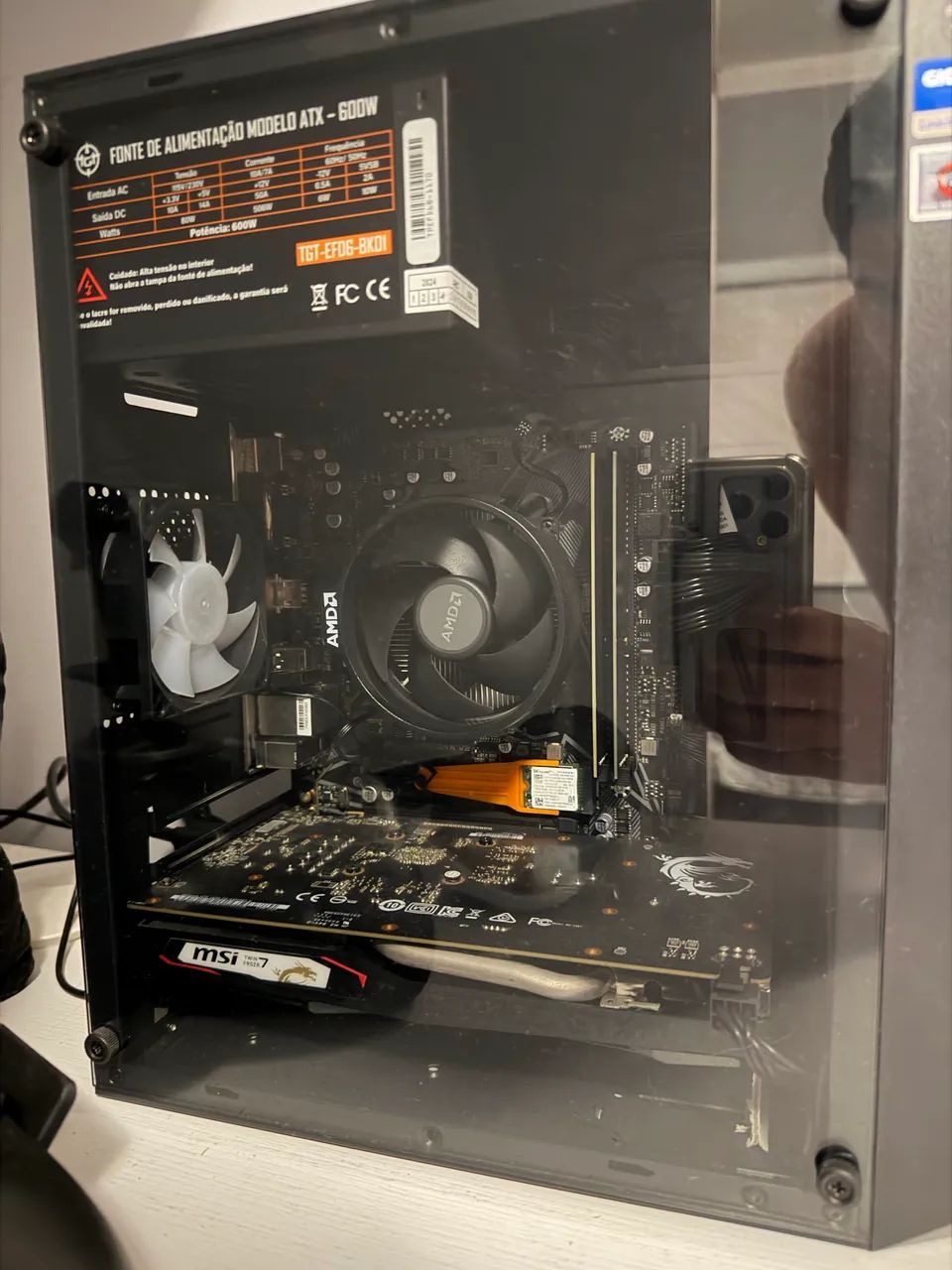 Pc gamer ryzen  5 5500 + gtx 1650