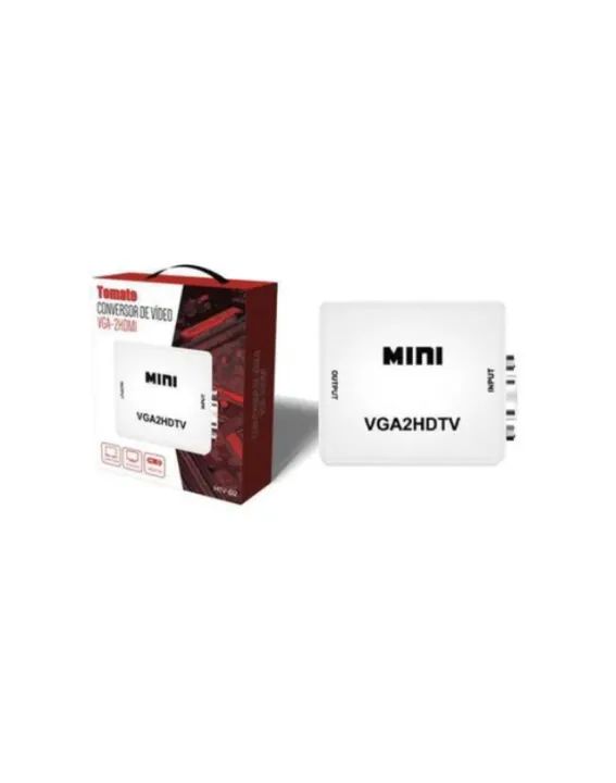 ADAPTADOR CONVERSOR VGA FEMEA PARA HDMI FEMEA TOMATE MTV-612