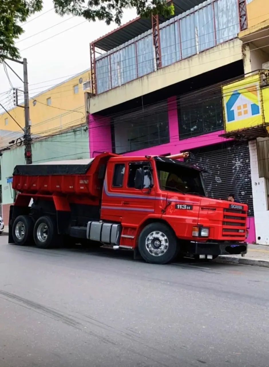 Caminhão Scania 113H Caçamba
