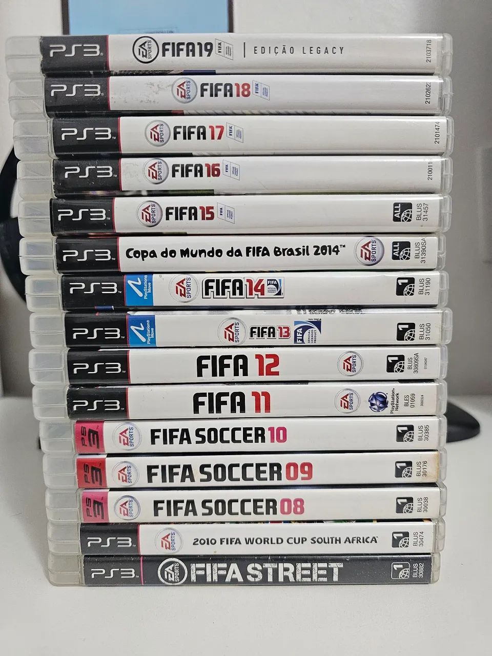 Coleção de jogos FIFA para Playstation 3
