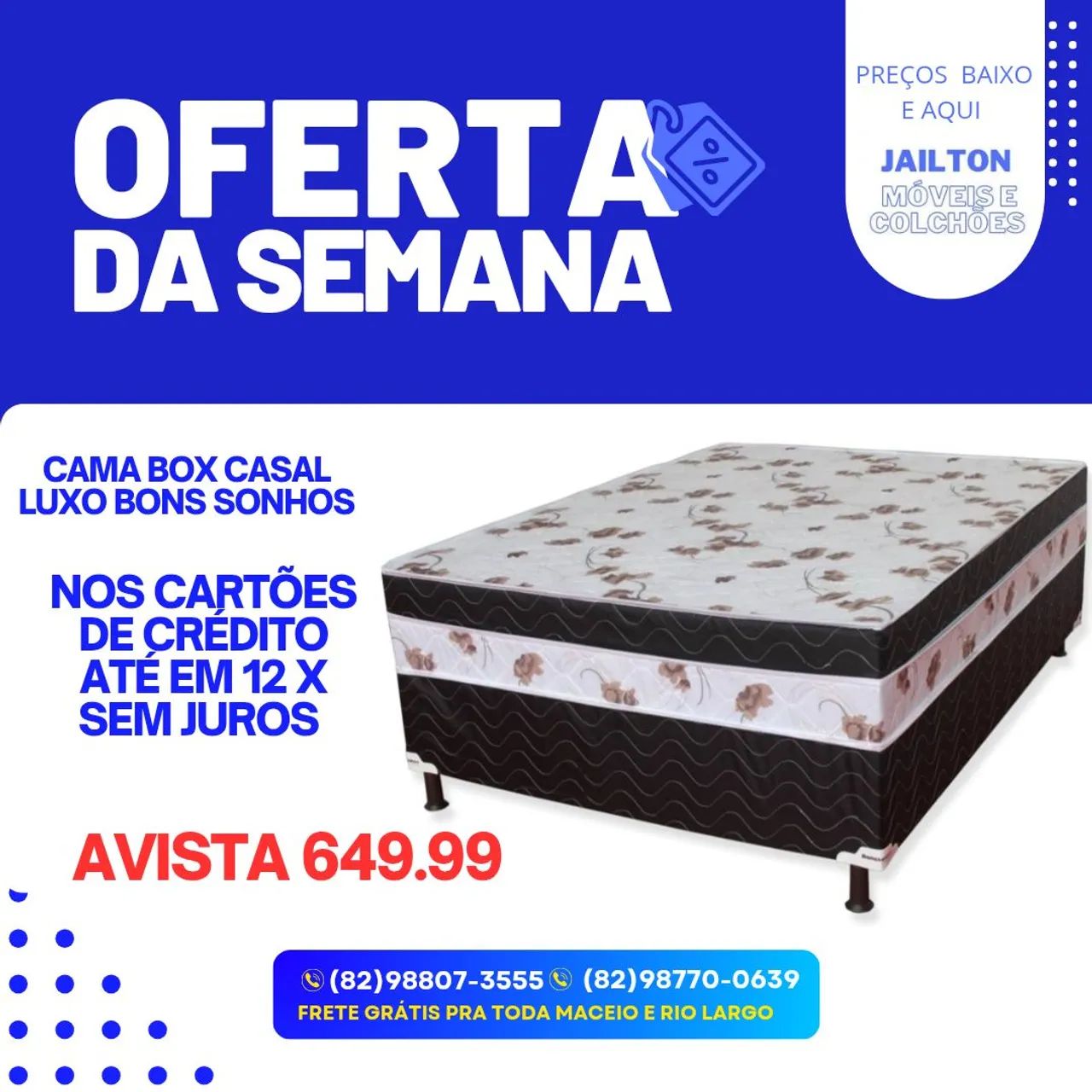 PROMOÇÃO DE CAMA BOX TEMOS APARTI DE 280.00 - Foto 2