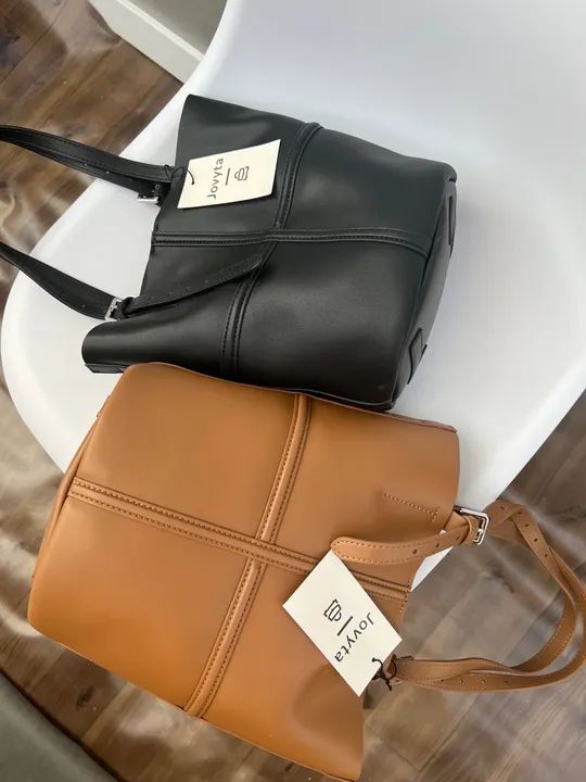 Vendo lote de bolsas de couro legítimo  - Foto 3