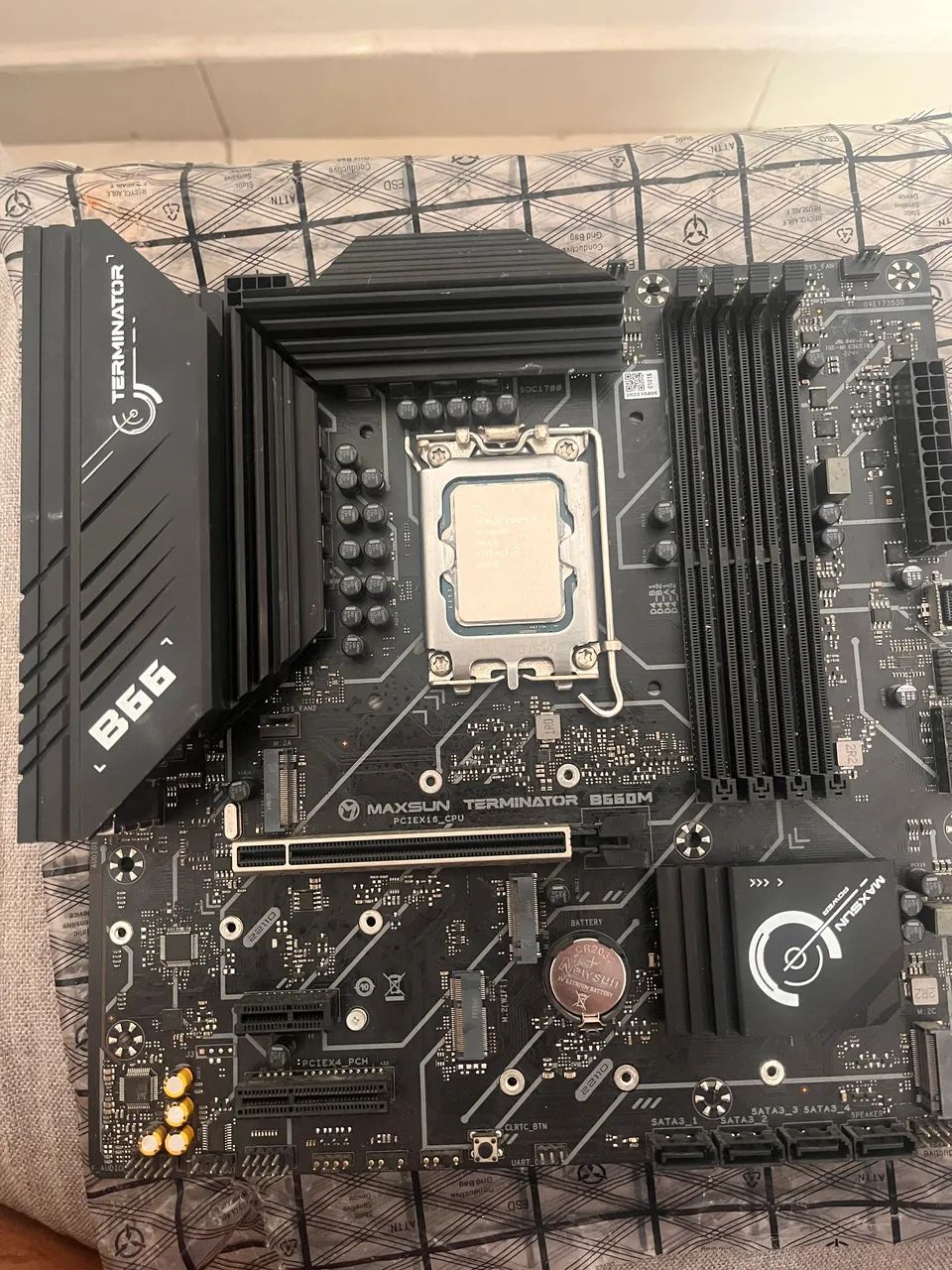 Placa mãe terminator defeito B660m + i5-12400f no estado  - Foto 3