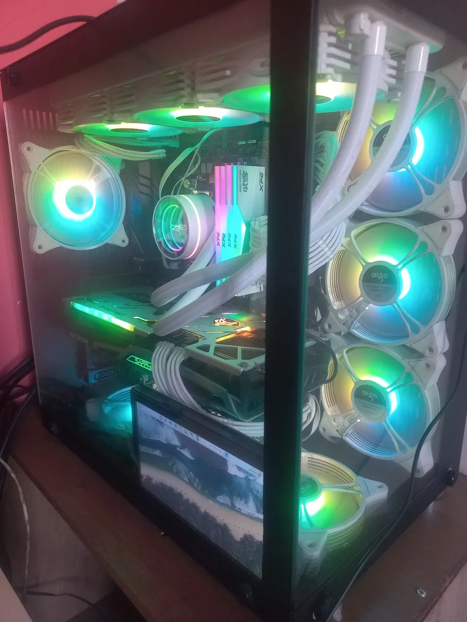 PC Gamer Completo Ryzen 7 5700x3d com Monitor QHD 1440hz