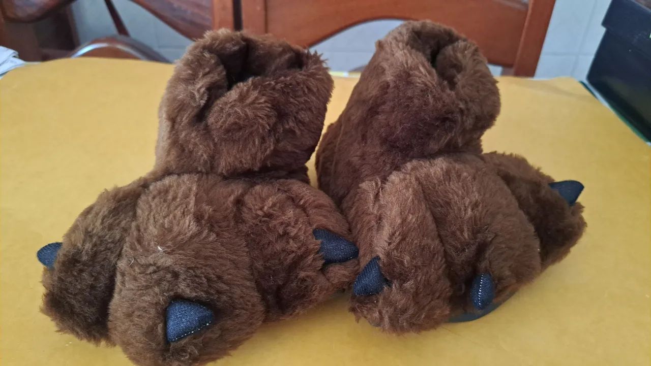 Pantufas de Urso - Conforto e Diversão para os Pequenos!