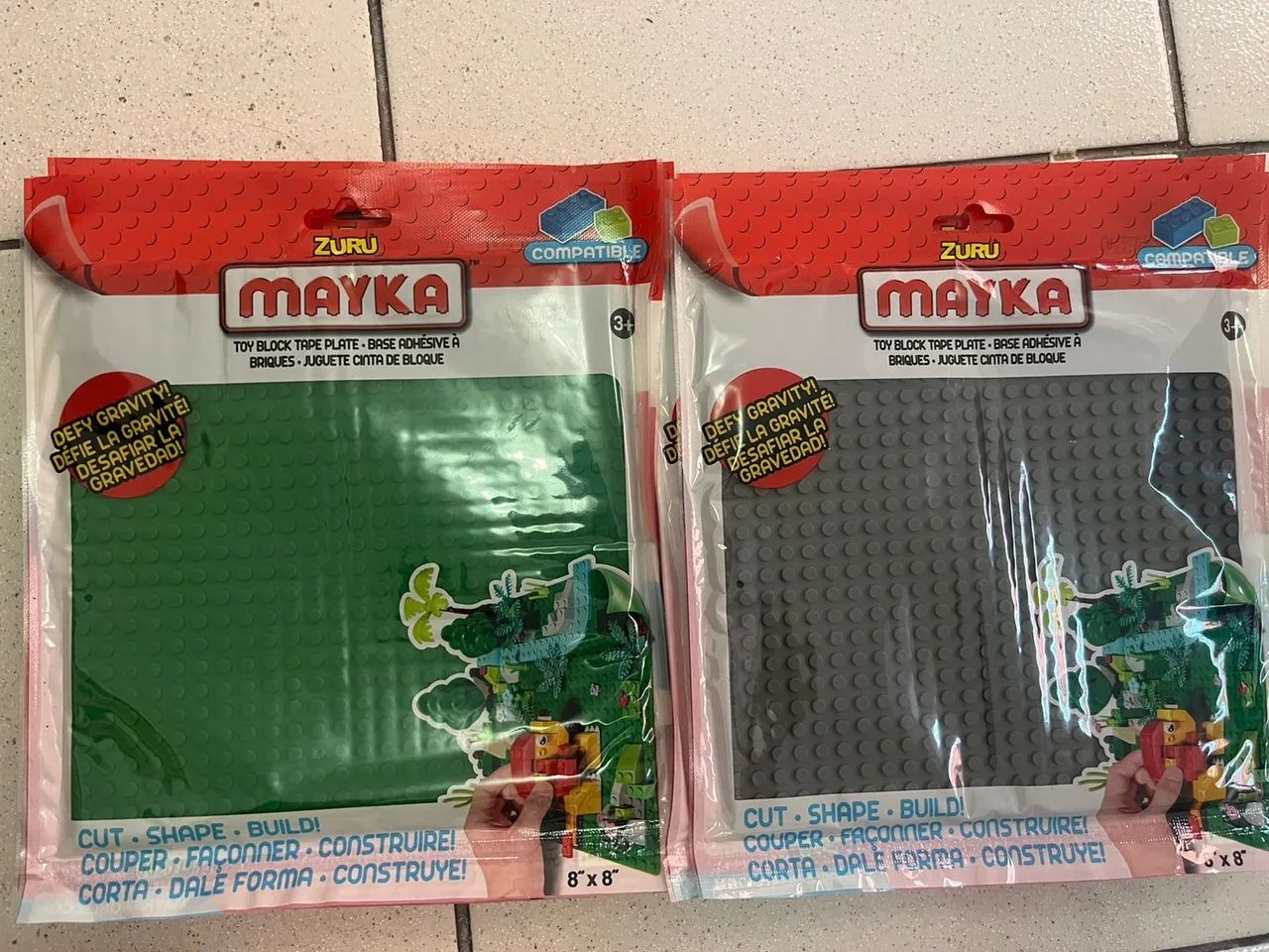 Base adesiva para blocos de montar Mayka - 8x8 polegadas