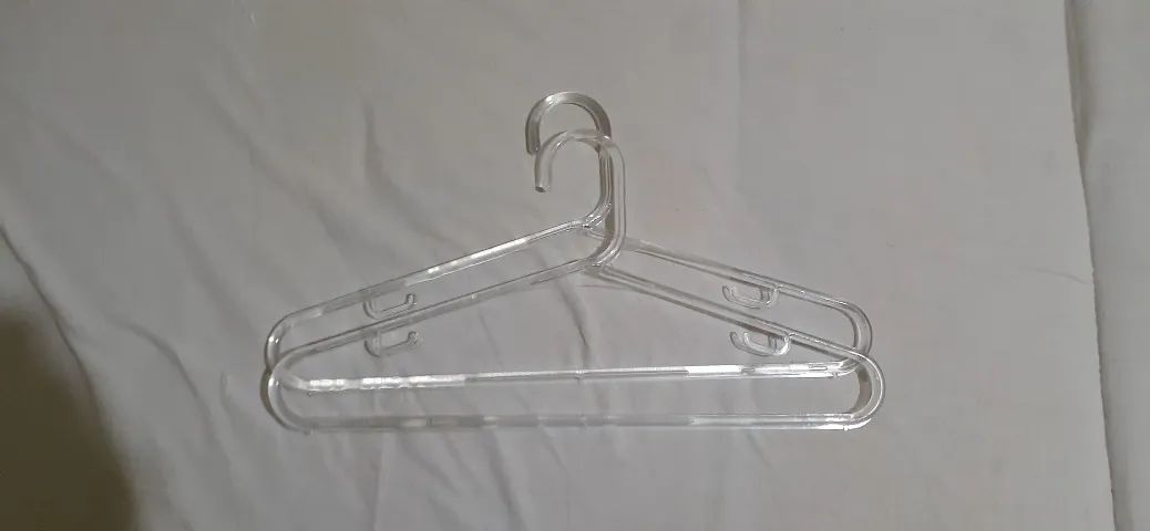 Kit 7 cabides transparente (medidas diferentes) - Foto 2