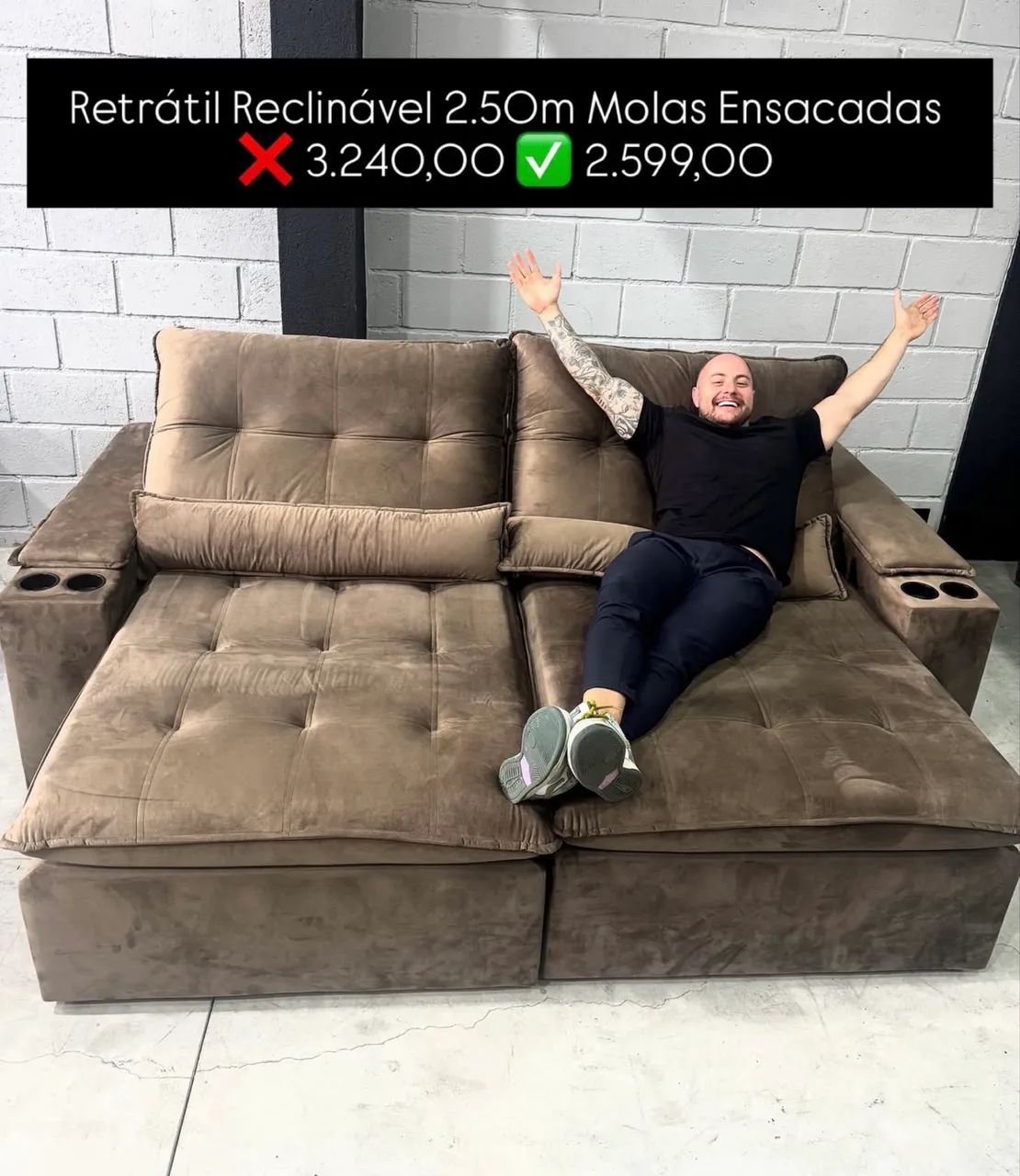 Sofá sem caixa Belize  1,60 mts  - Foto 3