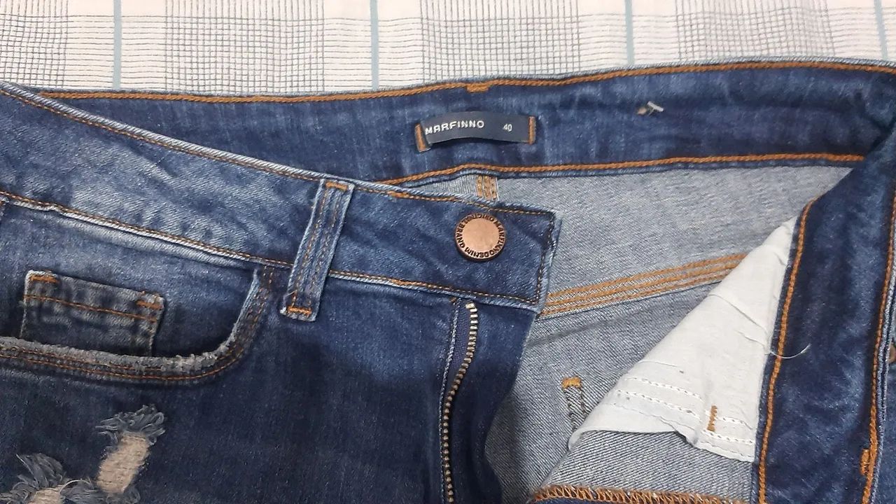  Bermuda Jeans feminina Marfinno número 40 - Foto 3