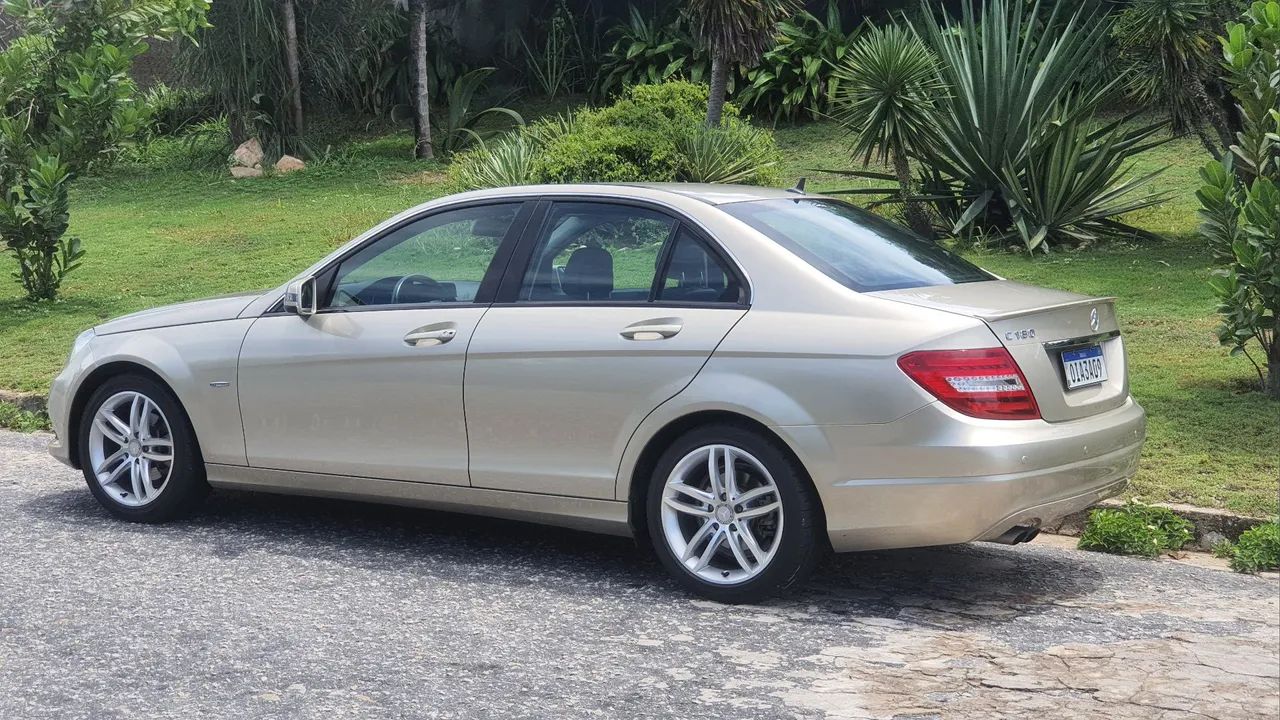 Mercedes C 180 2012 Bege 1.6 Turbo CGI 156 HP  - Foto 5
