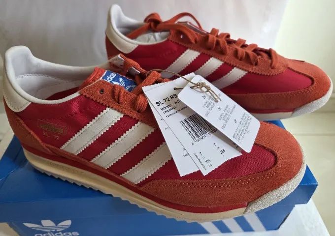 Tênis Adidas SL 72 RS - Tam. 39 - Vermelho - Novo - Calçados