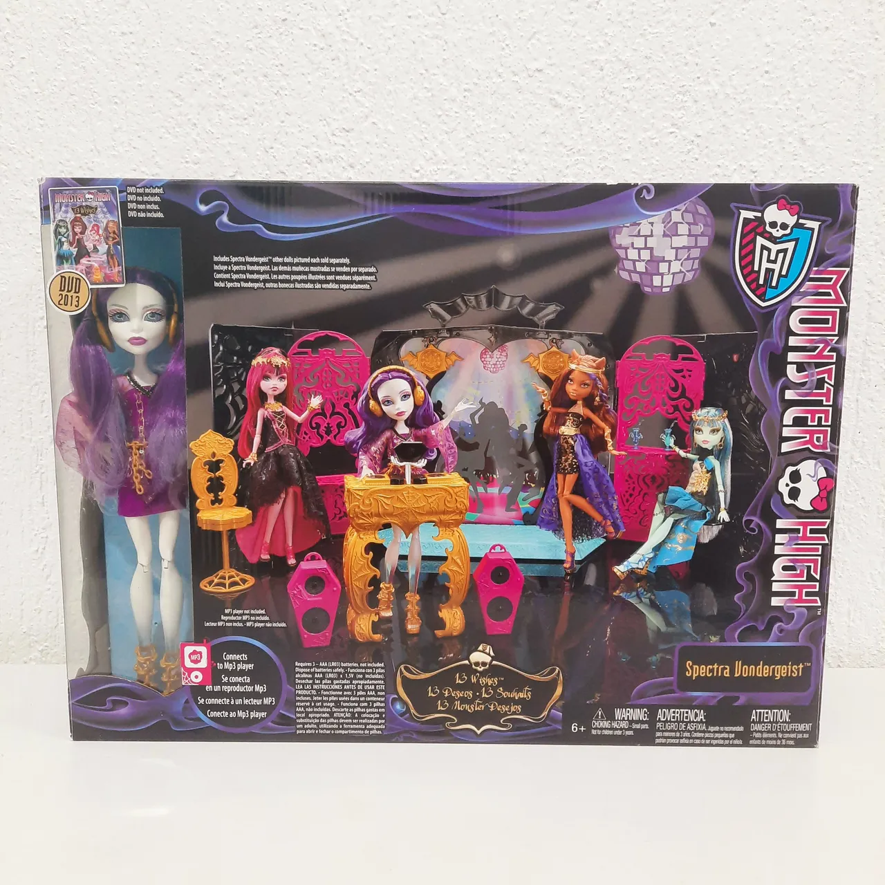 Playset Monster High Boneca Spectra Vondergeist Rara.
