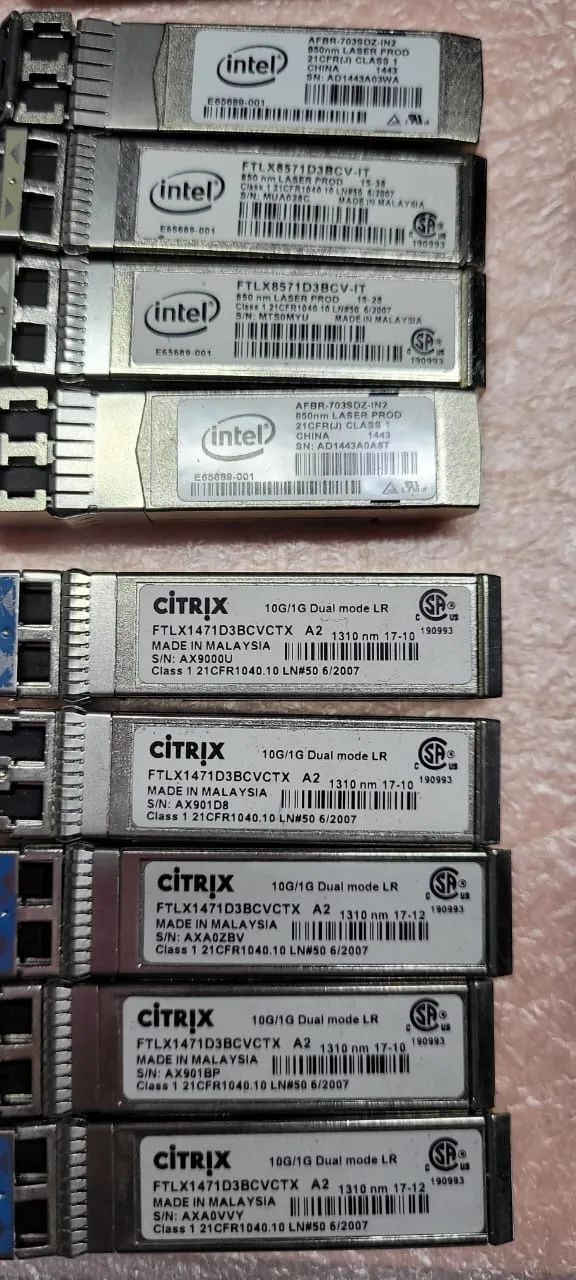  lote 86 Módulo transceptor GBIC SFP vários modelos DELL, CISCO e outros - Foto 3
