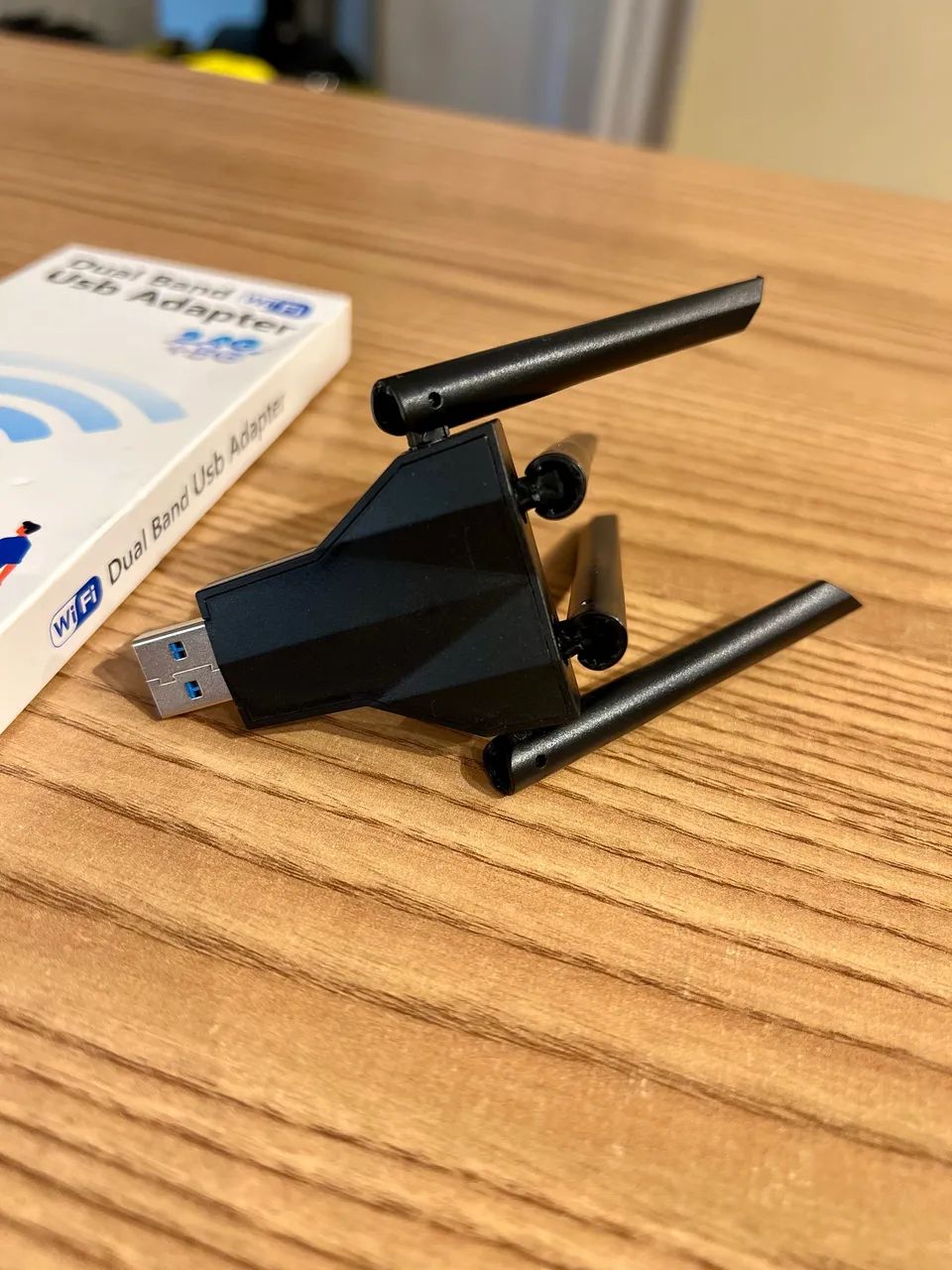 Adaptador Wi-Fi AC1200 USB Dual Band com 4 Antenas - Foto 3