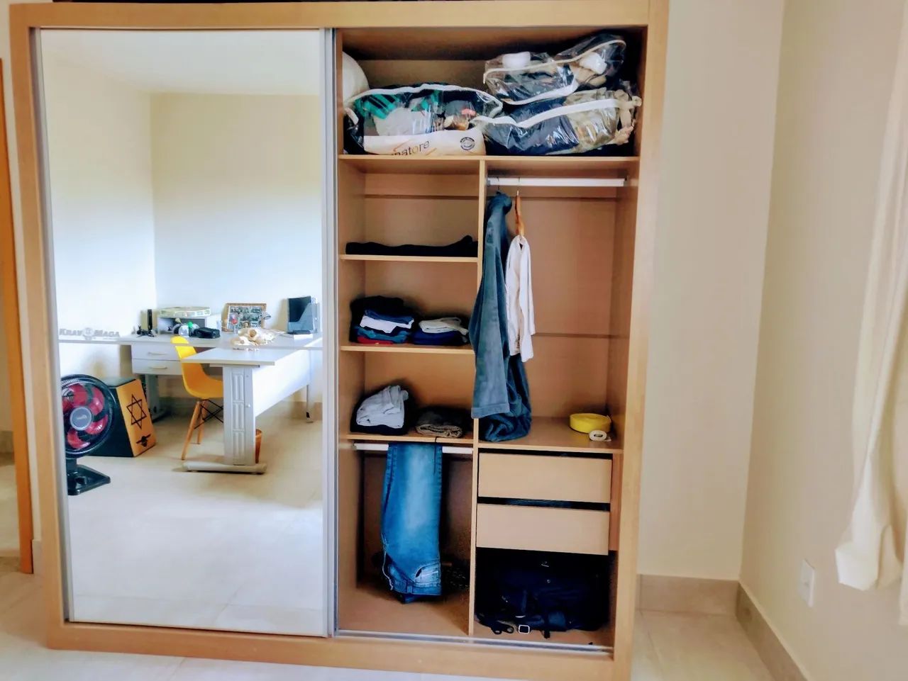Guarda-Roupa de correr com espelho - Foto 3