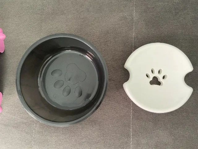 Comedouro para cães - super novo - Rosa - Foto 5