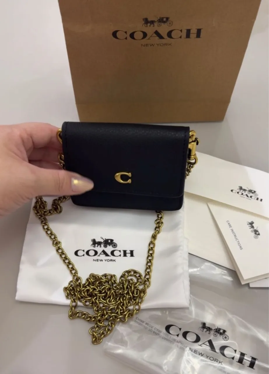 Bolsa Coach New York Mini Chain Bag
