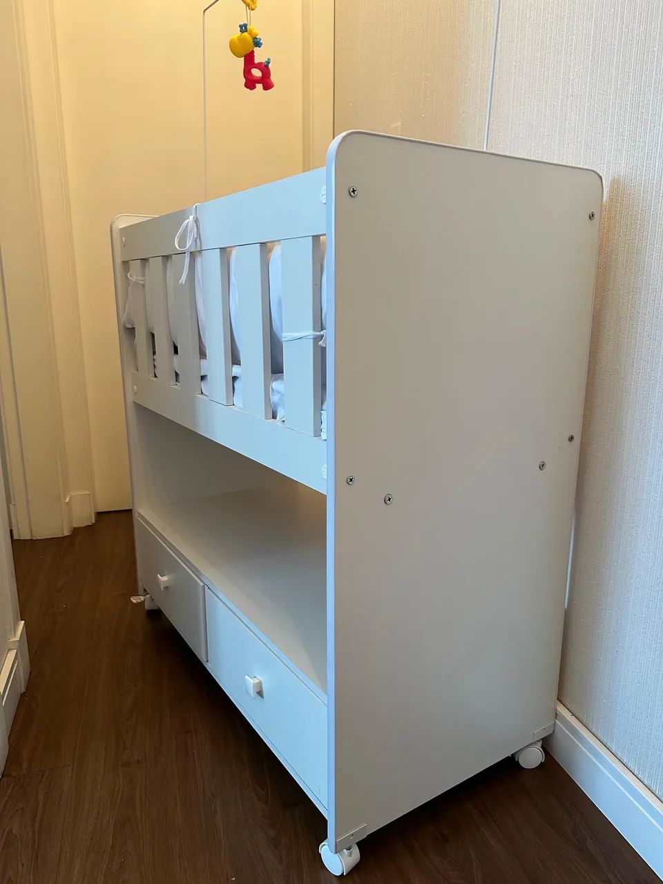 Mini crib with 3 crib kits for baby boy64169936228482121