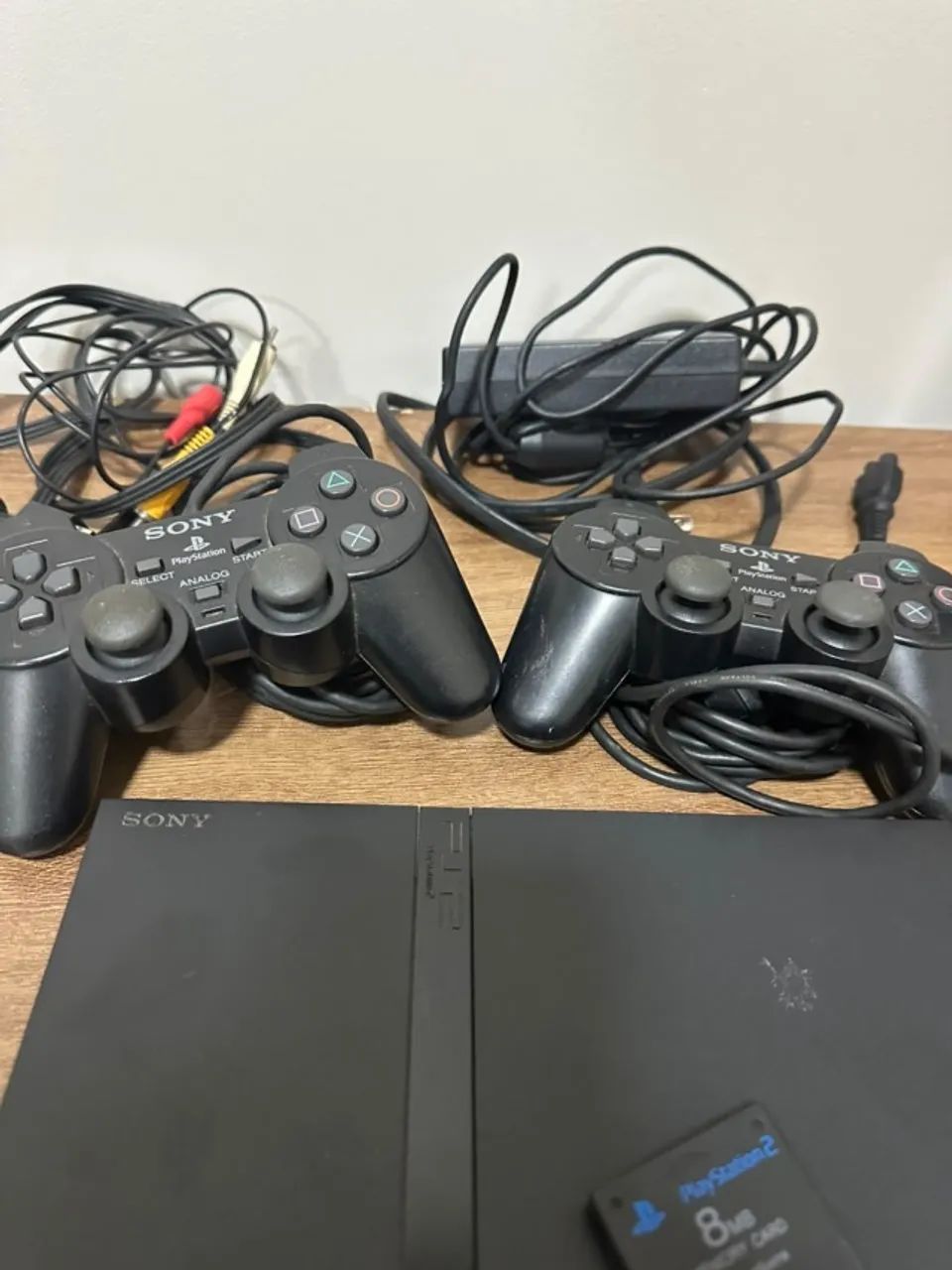 PLAYSTATION 2 - MEMORY CARD + 2 CONTROLES - Foto 3