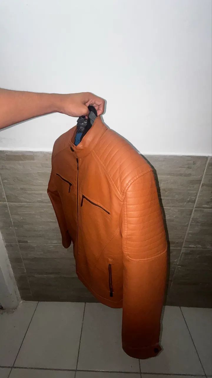 Jaqueta Couro Tamanho M - Foto 3