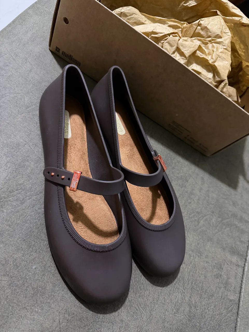 Sapatilha Melissa soft marrom