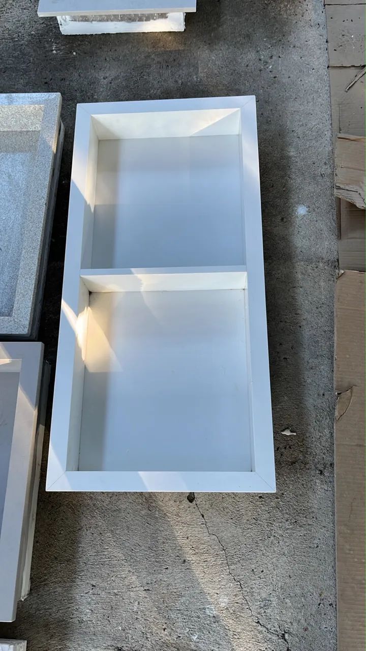 Nicho para box quartzo branco 