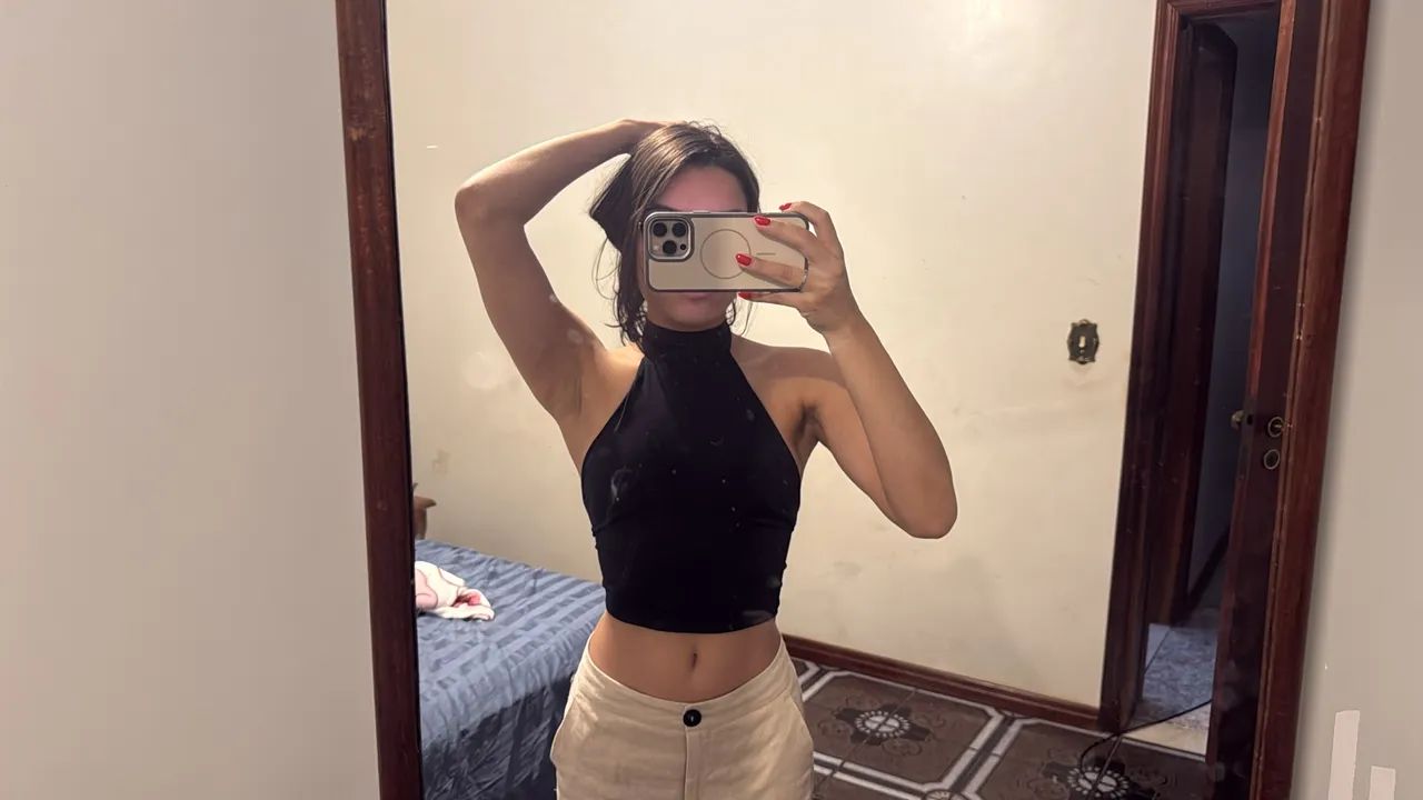 CROPPED PRETO P