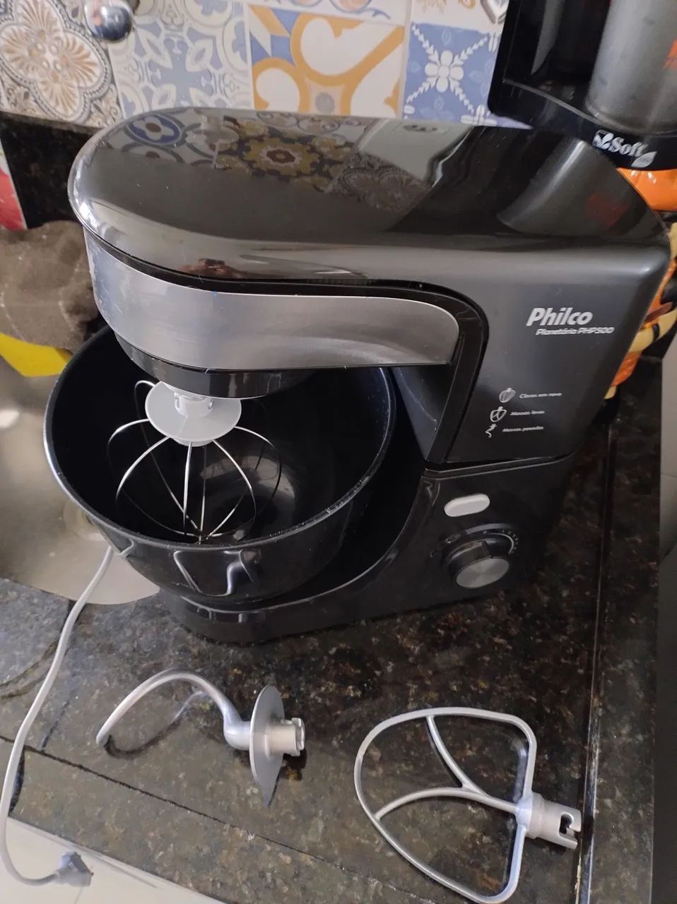Batedeira Planetária Philco PHP500 Turbo 500W - Foto 3