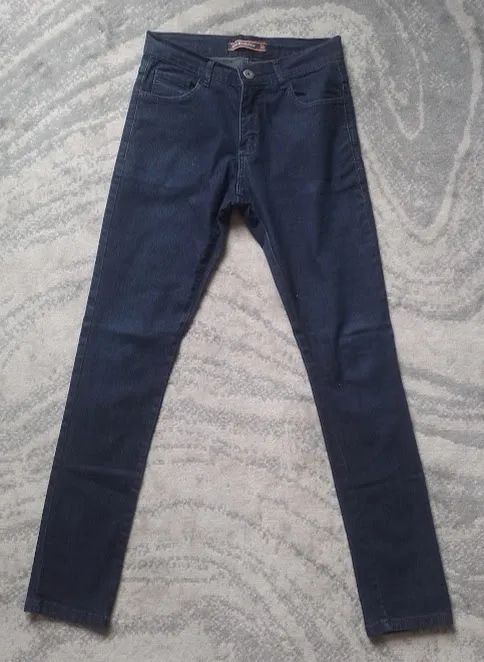 Calça jeans masculina azul escuro 