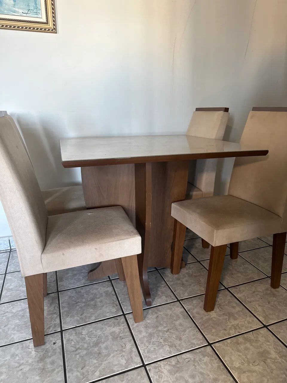 Mesa de Jantar 4 cadeiras  - Foto 3