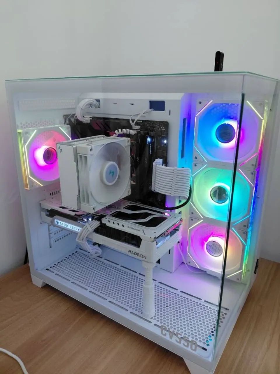 Gabinete gamer com fans magnetica!!!