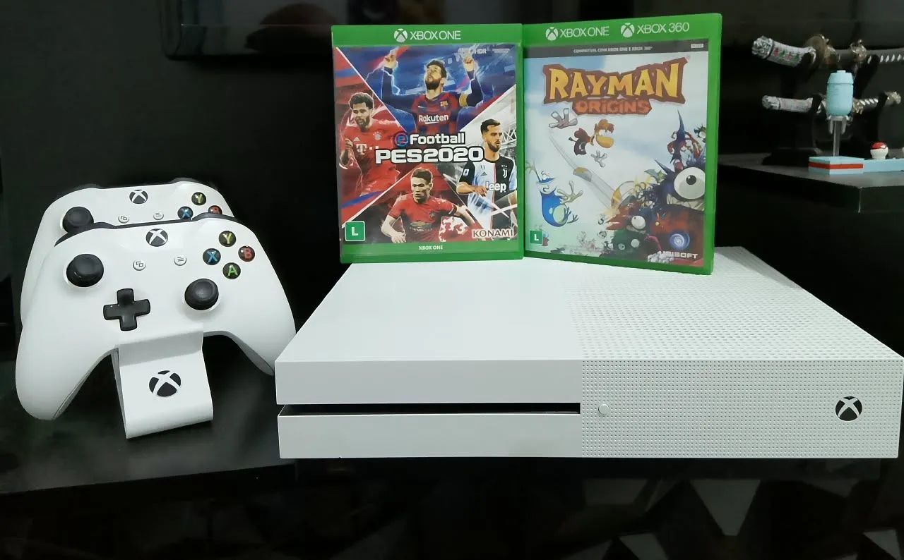 Xbox One S 1TB + 2 Controles Originais + 2 Jogos 