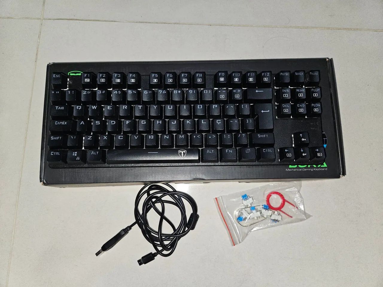 teclado T-dagger Bora switch blue  - Foto 3