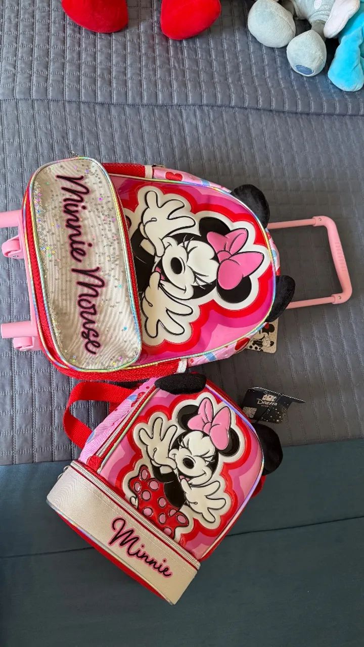 Mochila escolar minnie - Foto 3