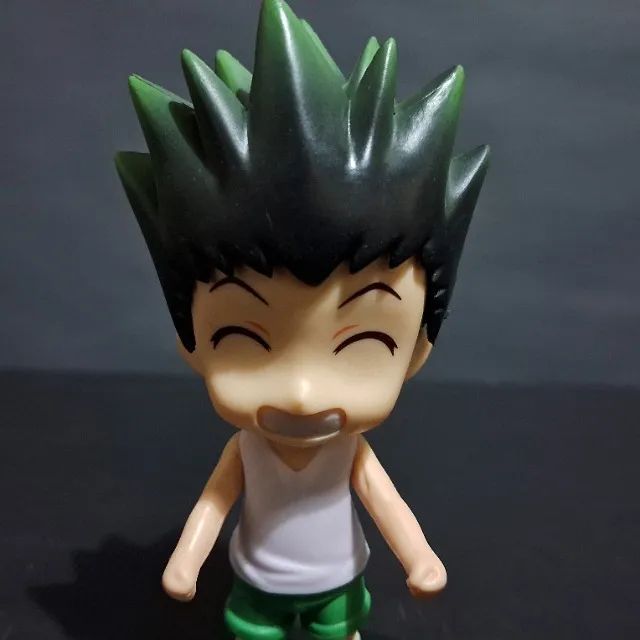 Action Figure Articulável Gon Freecss Hunter x Hunter 11cm Com Base PVC - Foto 2