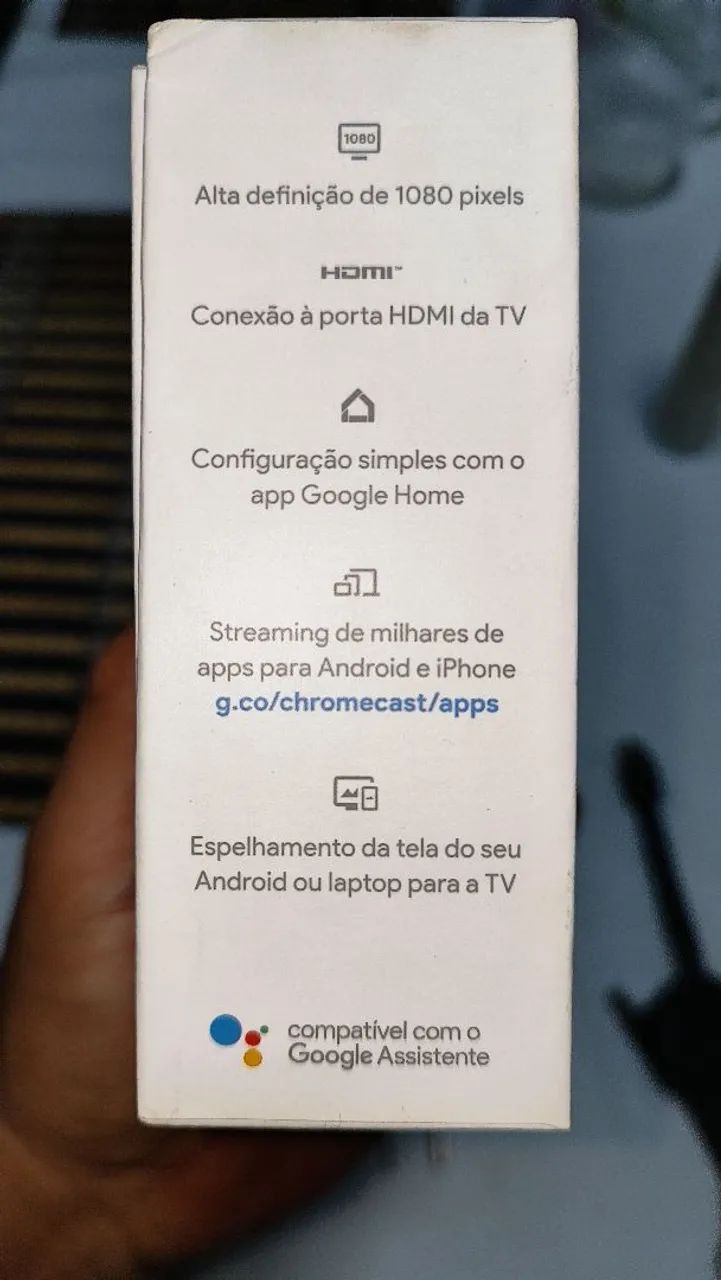 Google Chromecast 3 Geração | TV Smart - Foto 3