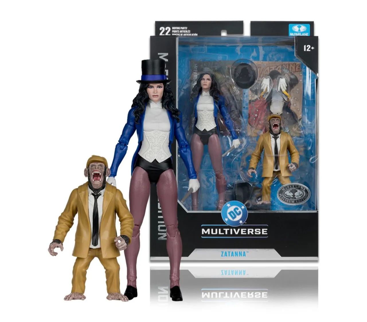Zatanna w/Detective Chimp (DC Classic) McFarlane Platinum