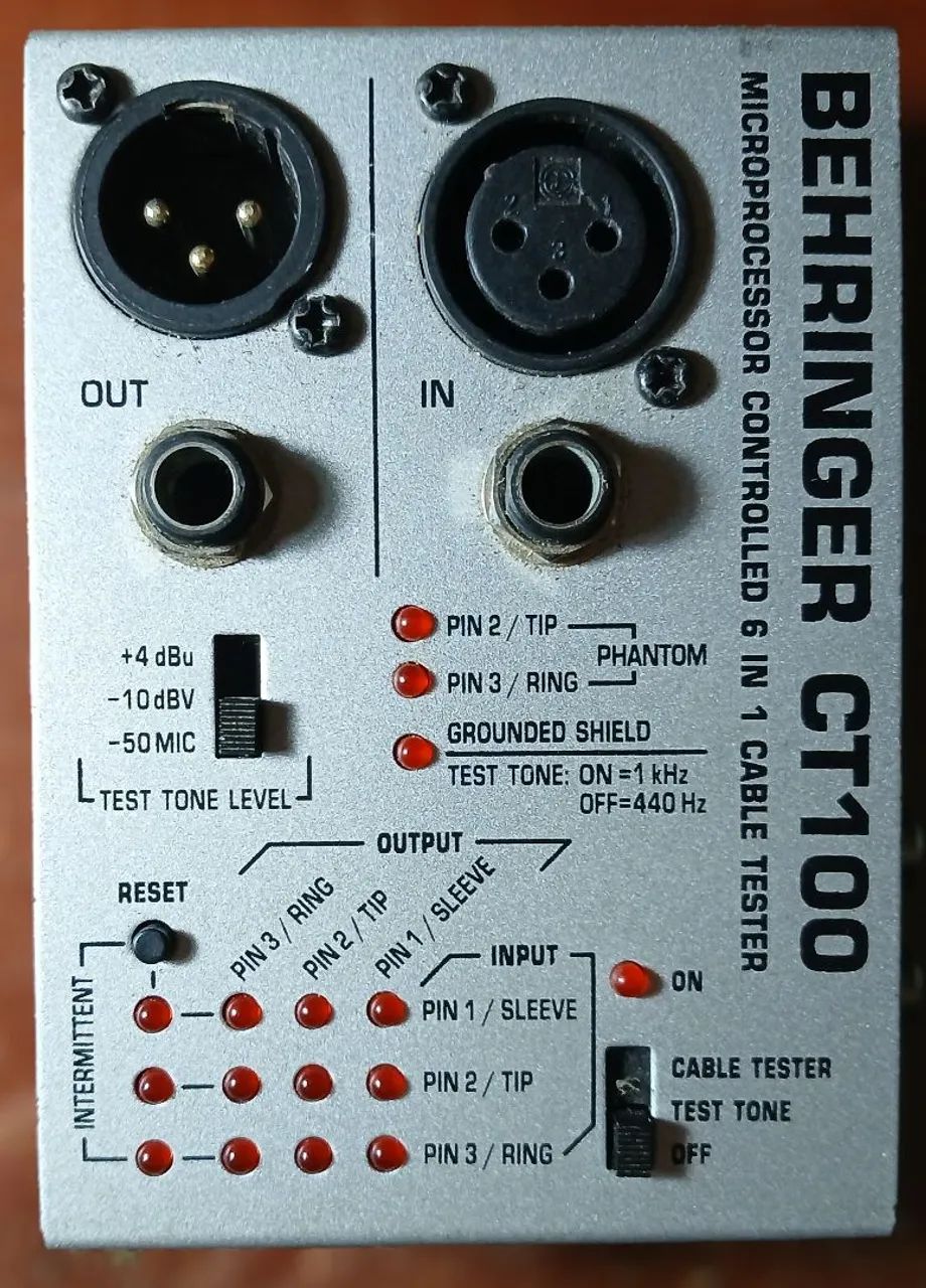 Testador de Cabos Behringer CT100 - Foto 3