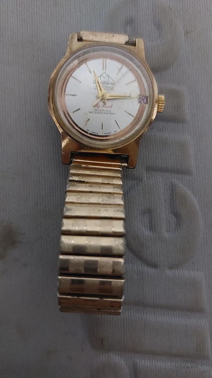 Mondaine automático dourado  - Foto 3