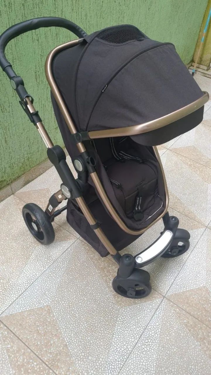 Carrinho de Bebê com bebê conforto  - Foto 2