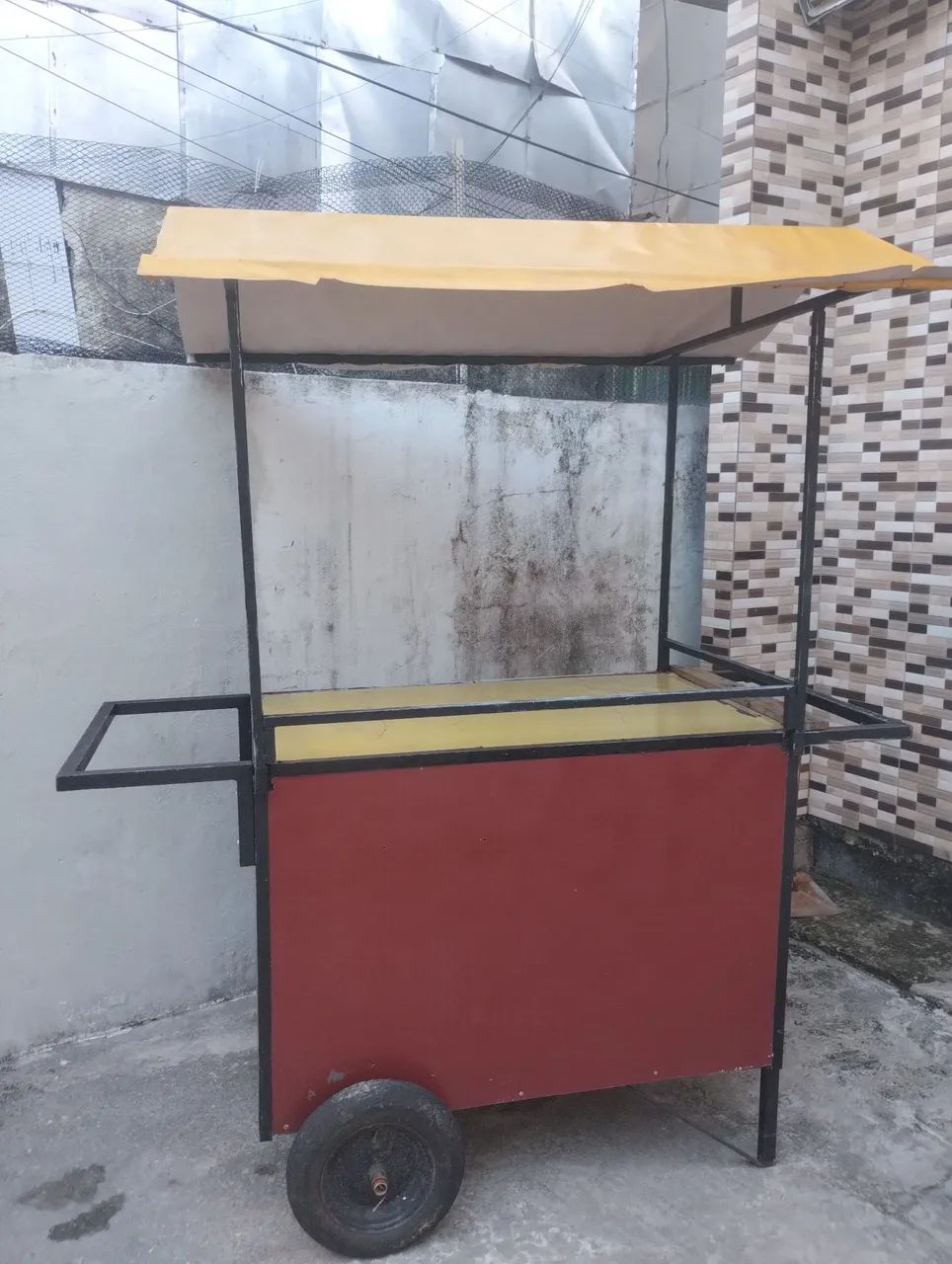 Carrinho para venda de lanche 